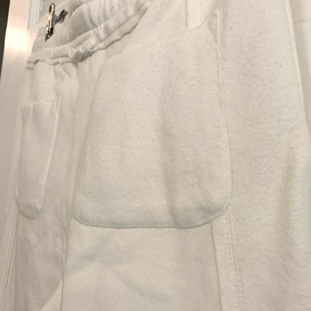 Sundance Cream Cotton Fleece Joggers - Picture 5 of 8